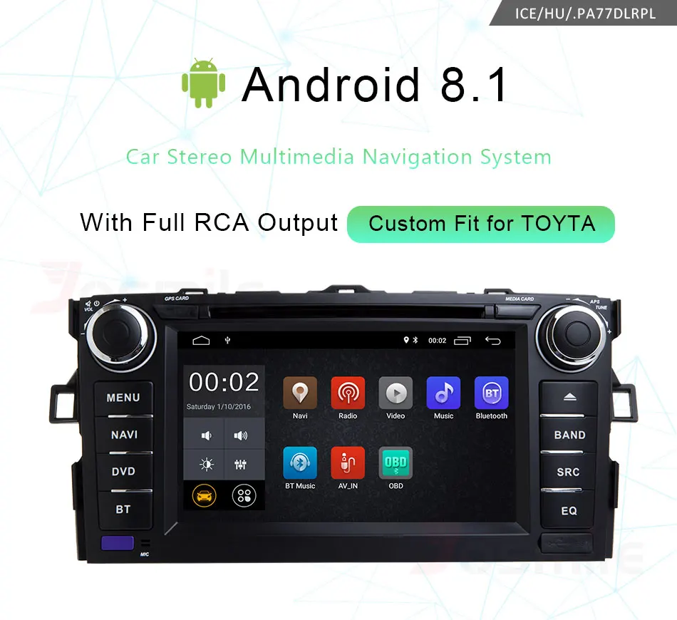 Sale Android 8.1 Car Audio Radio DVD Player For Toyota Auris hatchback Corolla Vehicle GPS Navigation Raido BT Wifi/4G MAP DAB+ 0 Sale Android 8.1 Car Audio Radio DVD Player For Toyota Auris hatchback Corolla Vehicle GPS Navigation Raido BT Wifi/4G MAP DAB+ 0