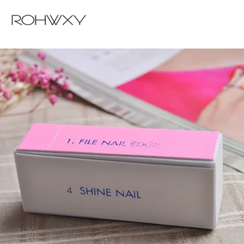 

ROHWXY 3 Pcs Nail File Pros Nail Art Polisher 4 Way Nail Buffer Set Files Nail All For Manicure UV Gel Polish Tools