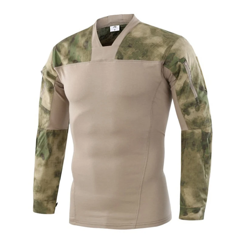 Военная Униформа боевая рубашка для мужчин десантный тактический камуфляж США армейская Футболка мужская страйкбол пейнтбол на открытом воздухе рубашки с длинными рукавами