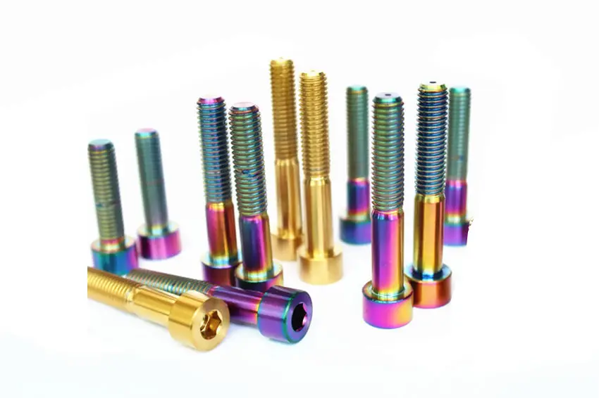 

4x M10 x1.25x30/35/40/70mm Titanium Cylindrical Head Bolts Screws