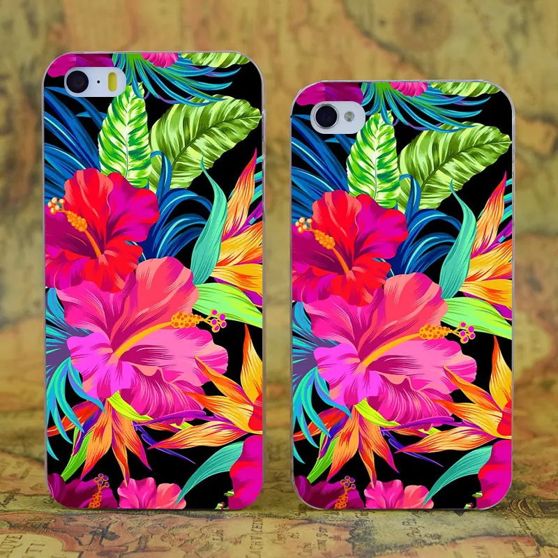 E3118 Drive You Mad Hibiscus Transparent Hard Thin Case Cover For Apple iPhone X XR XS Max 4 4S 5 5S SE 5C 6 6S 7 8 Plus |