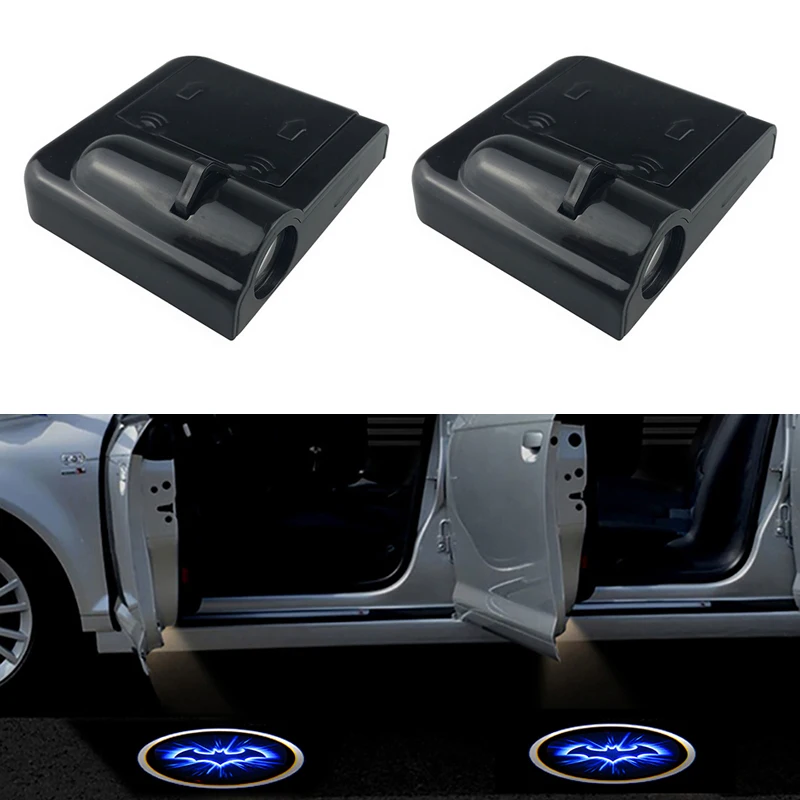 

1PCS Wireless Led Car Door Welcome Laser Projector Batman Logo Ghost Shadow Light for Volkswagen Ford BMW Mazda Hyundai Kia Audi