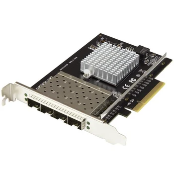 

StarTech.com PEX10GSFP4I, Internal, Wired, PCI Express, Fiber, 20000 Mbit/s, Black
