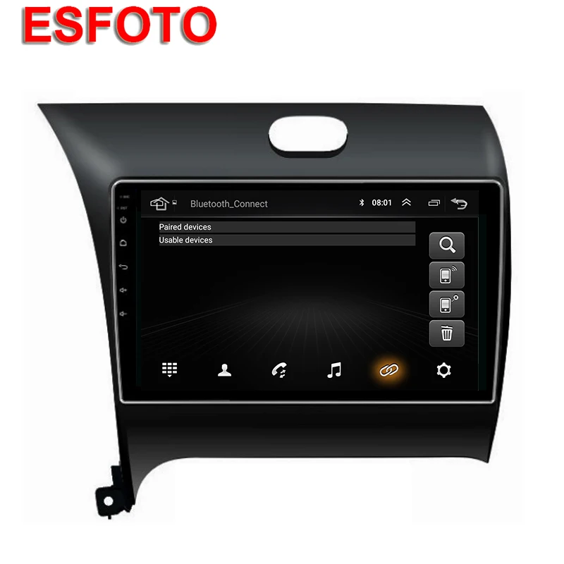 Android 8 1 2 DIN Автомобильный dvd радио GPS для кіа CERATO K3 Форте 2013 2014 2015 2016 головное