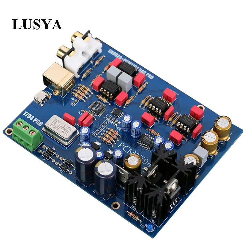 Lusya SA9023 DAC декодер плата PCM1794 USB DAC звуковая карта 5 В DIY готовая плата B8-004