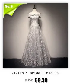 Vivian's Bridal 2018 женское повседневное вечерние платье с рюшами и высоким воротом, однотонная пуговица на молнии, женское платье с разрезом