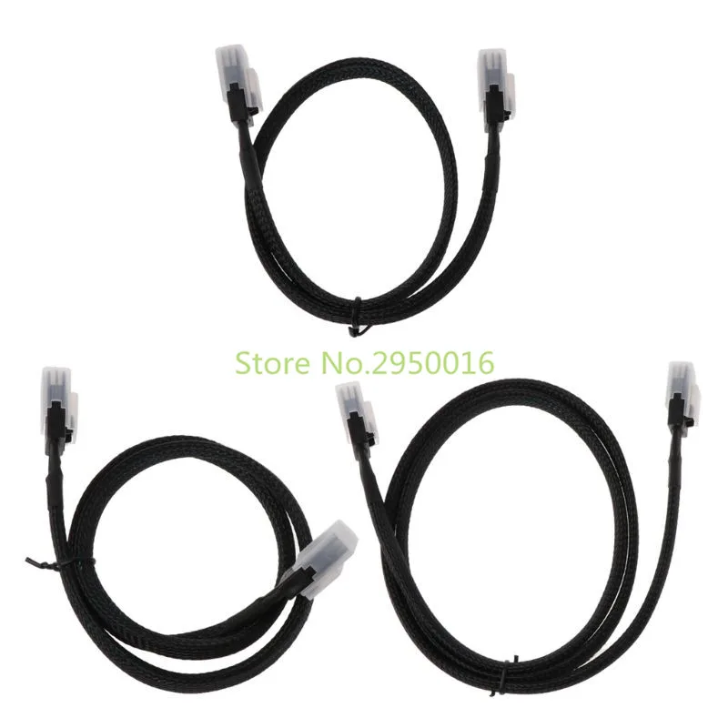 

1Pc Mini SAS 36P SFF-8087 Male TO Mini SAS 36P Male Server HDD Data Transmission Cable Black Nylon Braid Cables 0.5/0.7/1m C26
