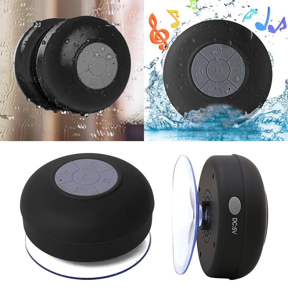 Portable Wireless Bluetooth Speakers Mini Waterproof Shower Speaker for