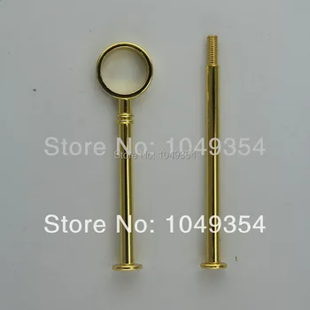 

The new 2 tiers color gold ring shape bracket is suitable for wedding, party cake home decor (100 sets)