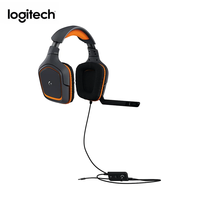 logitech G231 PRODIGY игровая стереогарнитура Шум bluetooth-наушники с системой снижения уровня микрофон 3,5 мм разъем для наушников Compatibel для Xbox One PS4