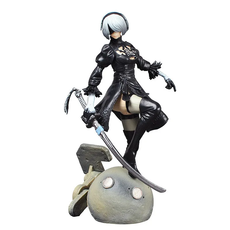 2018 Горячая PS4 игра Аниме Фигурка NieR Automata YoRHa № 2 Тип B 2B мультяшная игрушка