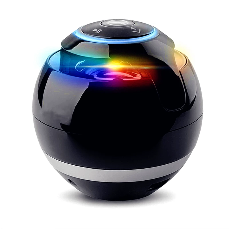 

OUTMIX Wireless Speaker Mini Portable Bluetooth Speaker Soundbar Bass Boombox Sound box with Mic TF Card FM Radio LED