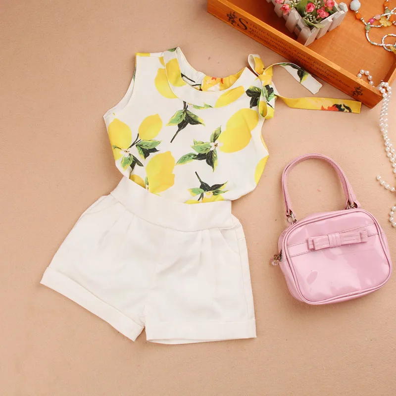 

baby girl clothes 2019 Summer children clothing fashion print chiffon vest princess girl sleeveless t shirt kids top age 2-16Y