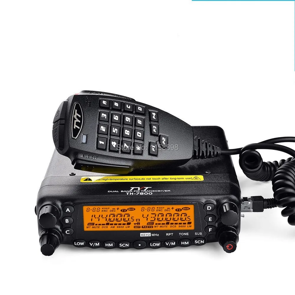DHL Freeshipping+TYT TH 7800 VHF UHF Cross Band 50W Long Distance Dual