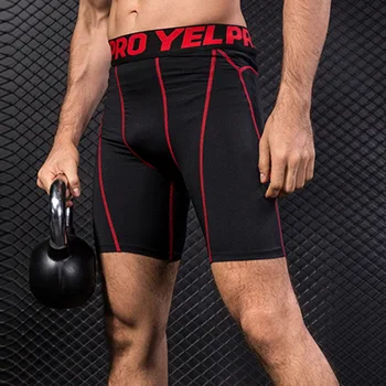 

Fitness Bodybuilding Shorts Mens Quick Dry Compression Shorts Men Running Rashguard Gyms Sports Bermuda Jogger Trousers Skinny