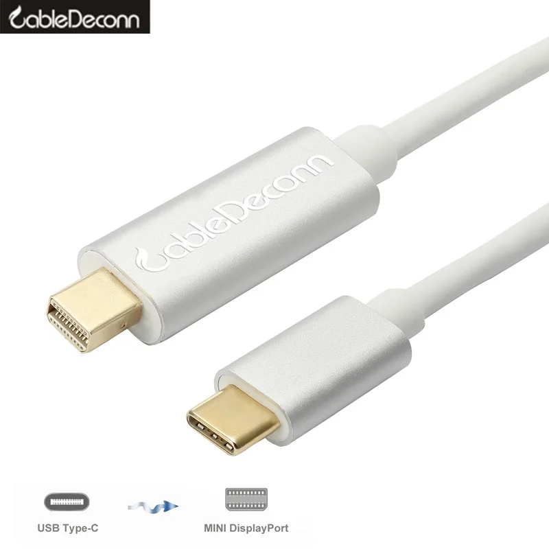 Usb c к mini displayport 4K 60HZ Мини dp адаптер конвертер для Macbook pro 2017 Pro 2016 dell xps15|thunderbolt 3|mini