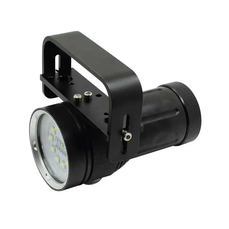 

18 LED Diving Flashlight 18650 Photography Fill Light 10x L2 White + 4x Red + 4 x UV/Blue Light With 18650 Battery + Charger