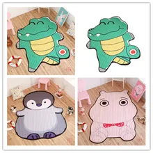 Tapis Enfant ШАМБРЕ My Melody милый мультфильм крокодил Бегемот Пингвин шаблон детский ползающий коврик Babyroom ворсистый ковер