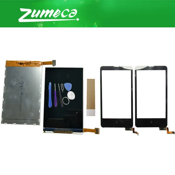 

High Quality For Nokia Lumia X A110 RM 980 RM98 Nokia X LCD Display Screen+Touch Screen Digitizer Black Color With Tape&Tool