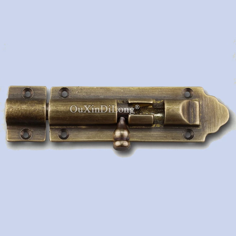 Antique Copper Door Slide Duty Details about   Runningfish Upgrade Solid Cast Brass Barrel Bolt 