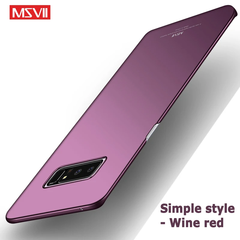 kawaii phone case samsung Case For Samsung Galaxy Note 9 Case Cover Msvii Slim Matte Coque For Samsung Note9 Case Hard PC Cover For Samsung Note 8 9 Cases cute phone cases for samsung 