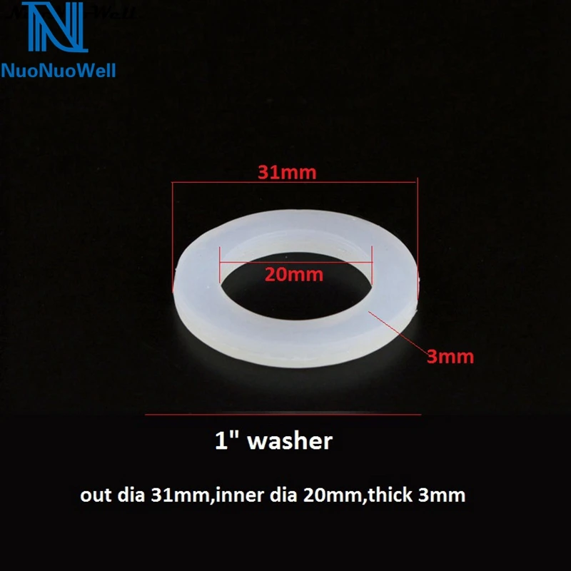10 шт. резиновое уплотнительное кольцо NuoNuoWell 1/2 &quot3/4&quot 1 &quot гелевая прокладка из
