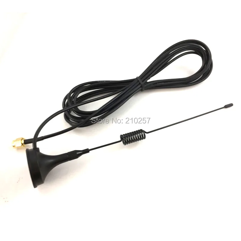 10pcs Hotspot 900 1800 mhz 3G Gsm Antenna 5dbi Sma Male Connector With Sucking Base 3M RG174 Coax Cable