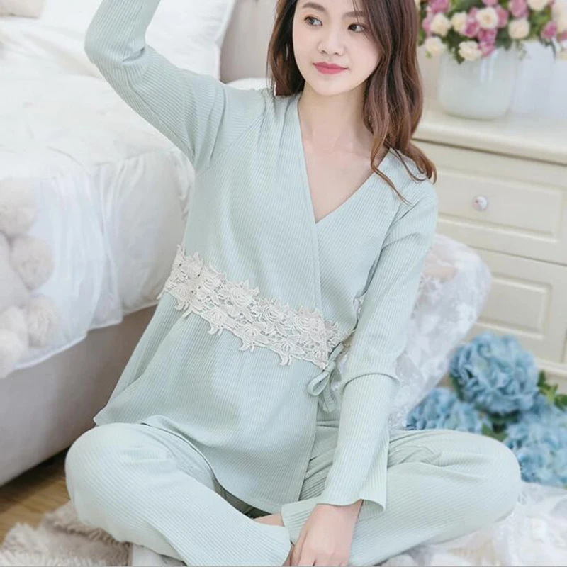 

Cotton Large Size Nursing Nightgown Pregnancy Sleepwear Pregnant Pajamas Nightgown Nursing Maternity Sleepwear A161