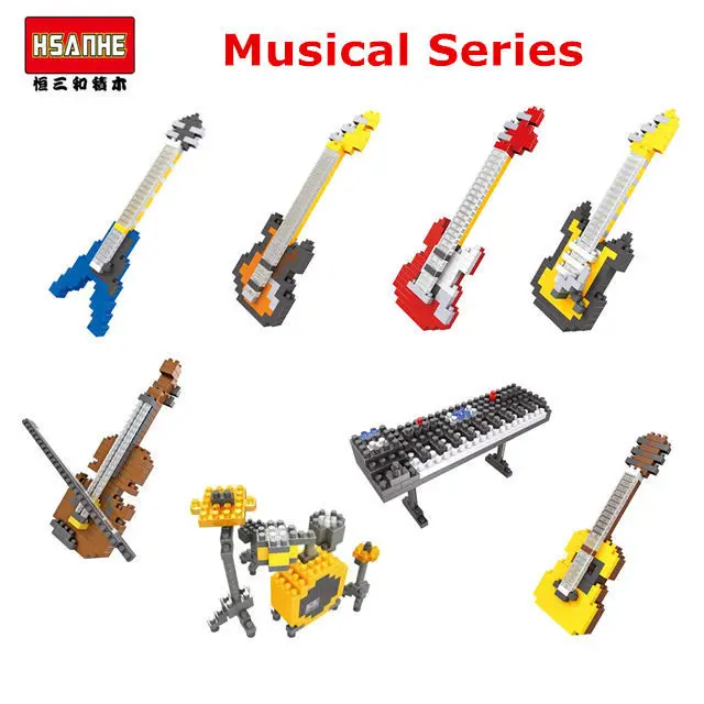 Wholesale HSANHE Mini Blocks Musical Series Micro ...