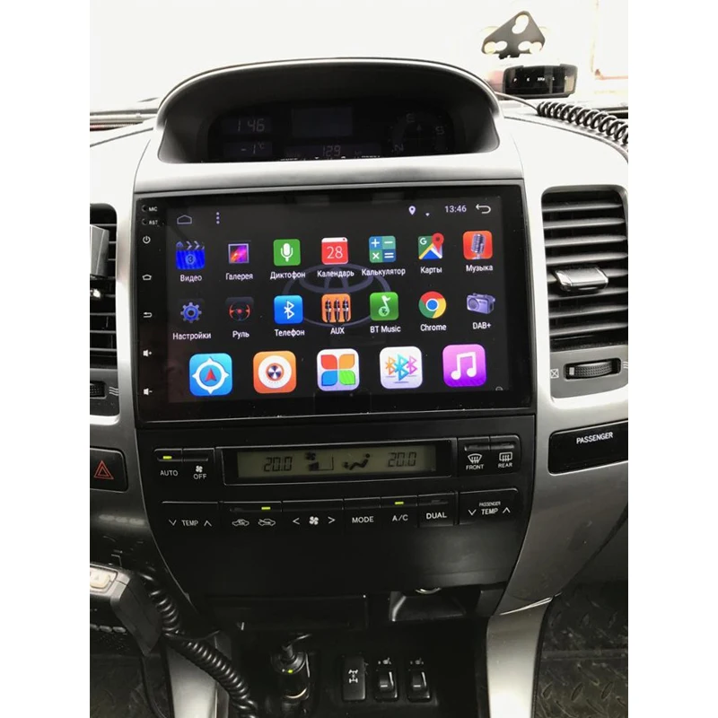 2Din ips Android 6 Автомобильный gps для Toyota Prado 120 2009 2002 Авторадио Автомагнитола Wifi