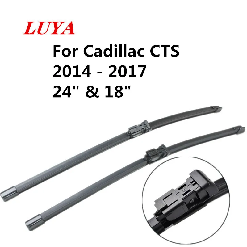 

LUYA wiper Blade in Car windshield wiper For Cadillac CTS 2014 - 2017 size:24" & 18" car accessories styling
