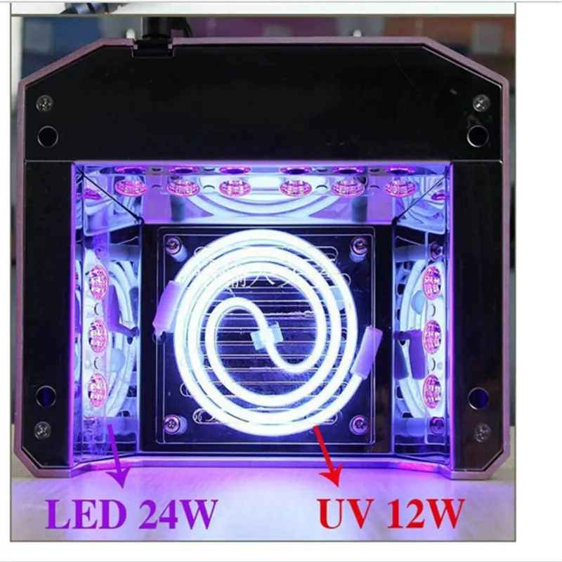В форме ромба 36 Вт UV LED лампы для ногтей сушилка лампы ногтей УФ лампа отверждения для CCFL& LED гель Гвозди польский Маникюр Инструменты