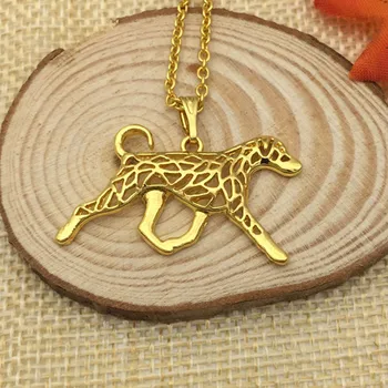 

LPHZQH Wholesale Doberman Movement Necklace Pendants Pet Puppy Jewelry Women Necklace Christmas Gift Color Gold Color