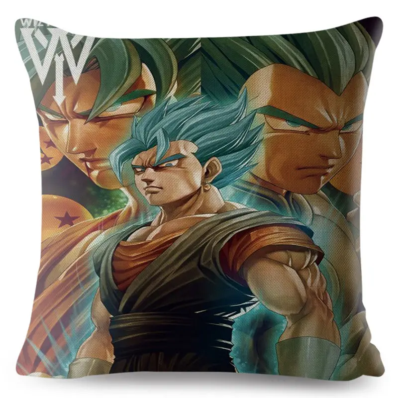 Dragon Ball Vegeta синий Гоку черный Чехол на подушку домашний декор чехол для подушки с мультяшным принтом японские подушки с аниме чехол для дивана 45*45 см - Цвет: 20