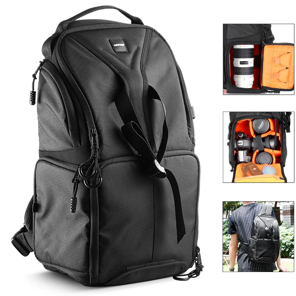 Neewer camera bag 24.9x20x42.9 cm shoulder backpack Durable Waterproof