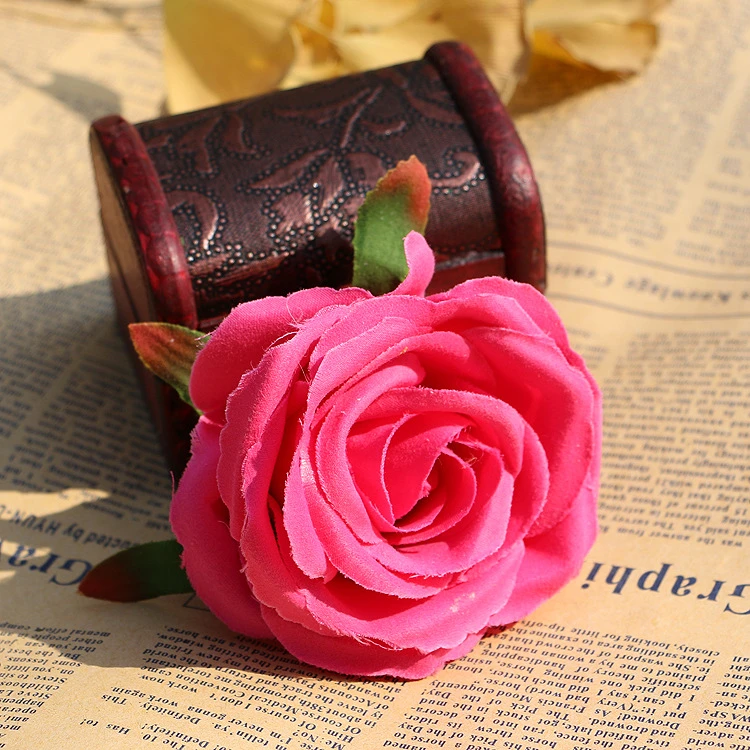 100pcs Colorful Rose Flower Headsc Silk Flowers Rose Shop High End Simulation Of Large Bouquet Of Roses Flowers 1 Flower Brick Flowers Denmarkflower Reproduction Aliexpress