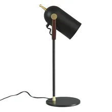 Настольные лампы в современном стиле черный оттенок Северное золото металлический корпус contemporay Настольная лампа для Спальня настольная лампа гостиная E27 светодио дный лампа