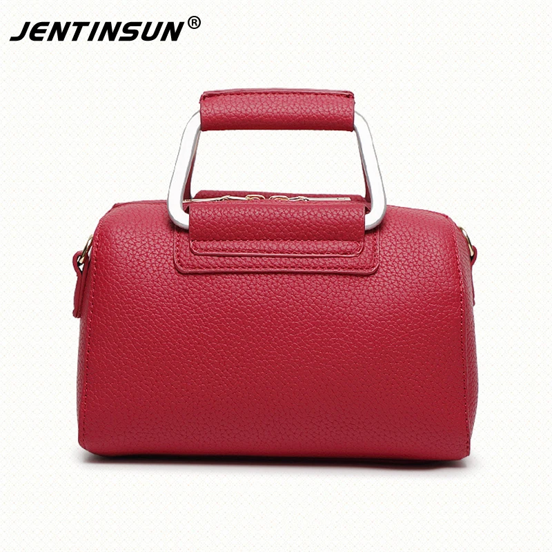 

2017 Promotion Real Single Zipper Mini Pillow Type Handbag Portable Ms. Bags Shoulder Pu Leather Diagonal Bag Women's Handbags
