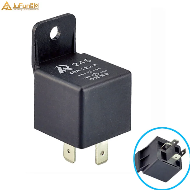 Car Vehicle Relay 12v 40a 40 A Spst Relay U0026 Socket 4pin 4p