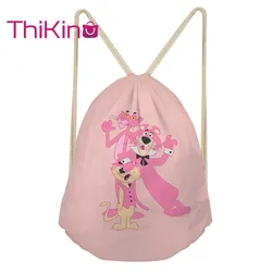 Thikin Pink Panther Casual Sack Drawstring Bag for Girls Travel Backpack Toddler Softback Lady Beach Mochila DrawString Bag Thikin Pink Panther Casual Sack Drawstring Bag for Girls Travel Backpack Toddler Softback Lady Beach Mochila DrawString Bag