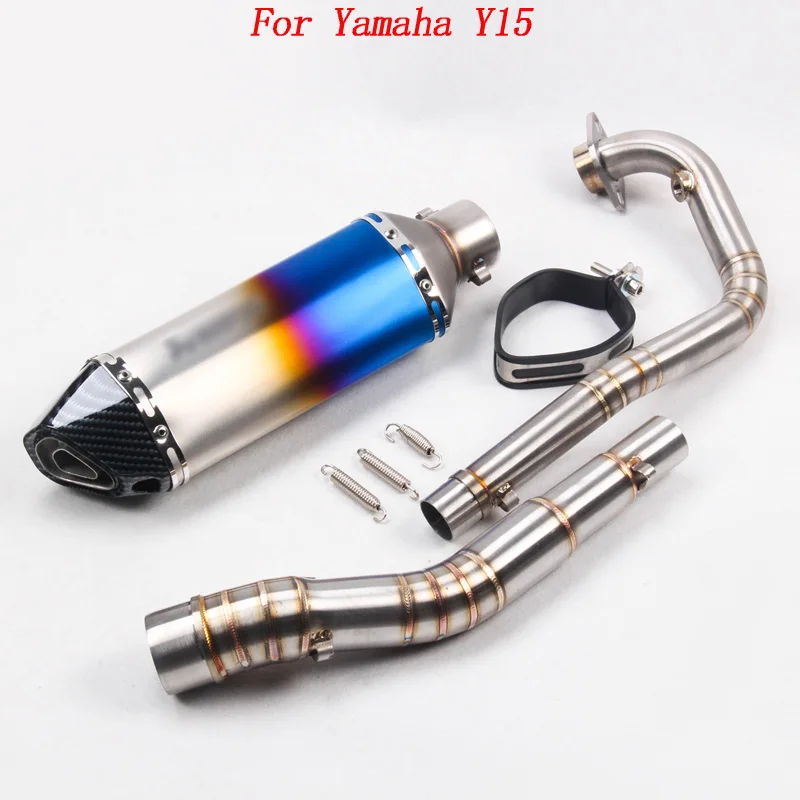 For Yamaha Y15 Motorcycle Exhaust Muffler Pipe Escape Motorbike Y15zr