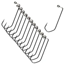 50pcs 7151 High Carbon Steel Fishing Hooks Saltwater Triangle Jig Fishhooks Carp Fishing Triangle Jig Hooks For Fishing Size 4/0