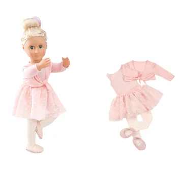 

Clothes For Dolls 18inch Doll Our Generation Dolls Dressed to Twirl Doll Leotard and Skirt Outfit for 45CM Doll & more 17inch