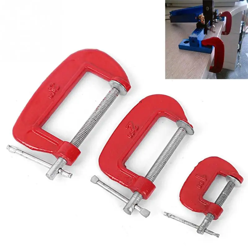 

1" /2''/3''Inch G type Woodworking Clamp Clamping Device Adjustable DIY Carpentry Gadgets Heavy Duty G Clamp #1011
