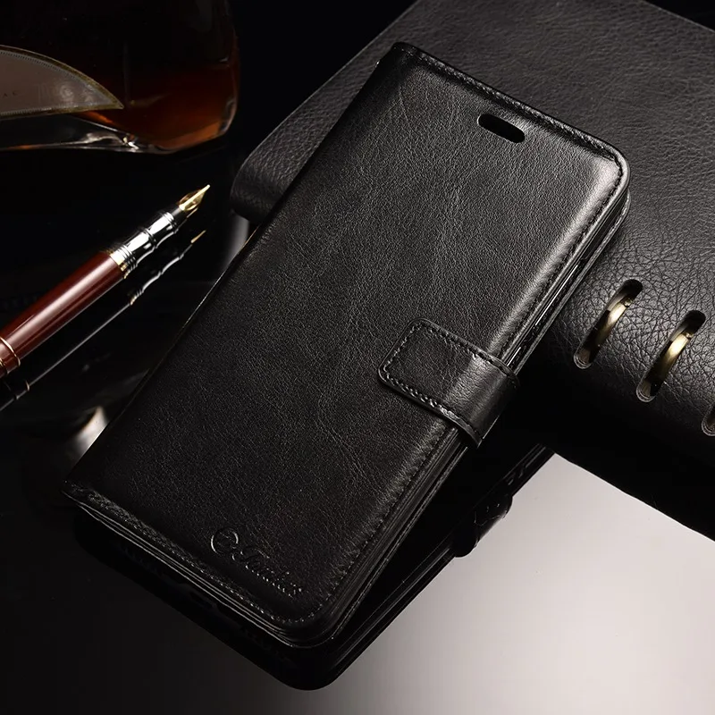 TOMKAS Wallet Case For Xiaomi Redmi Note 5A Case Flip Cover Plain Business Cases For Redmi Note 5A With Kickstand (6)
