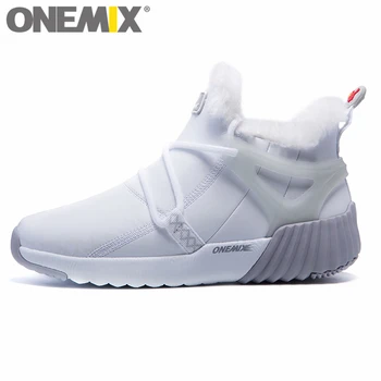 

ONEMIX Women's Winter Snow Boots Keep Warm Sneakers for Female Footwear Comfortable Running Shoes Walking Outdoor Sport Trainers