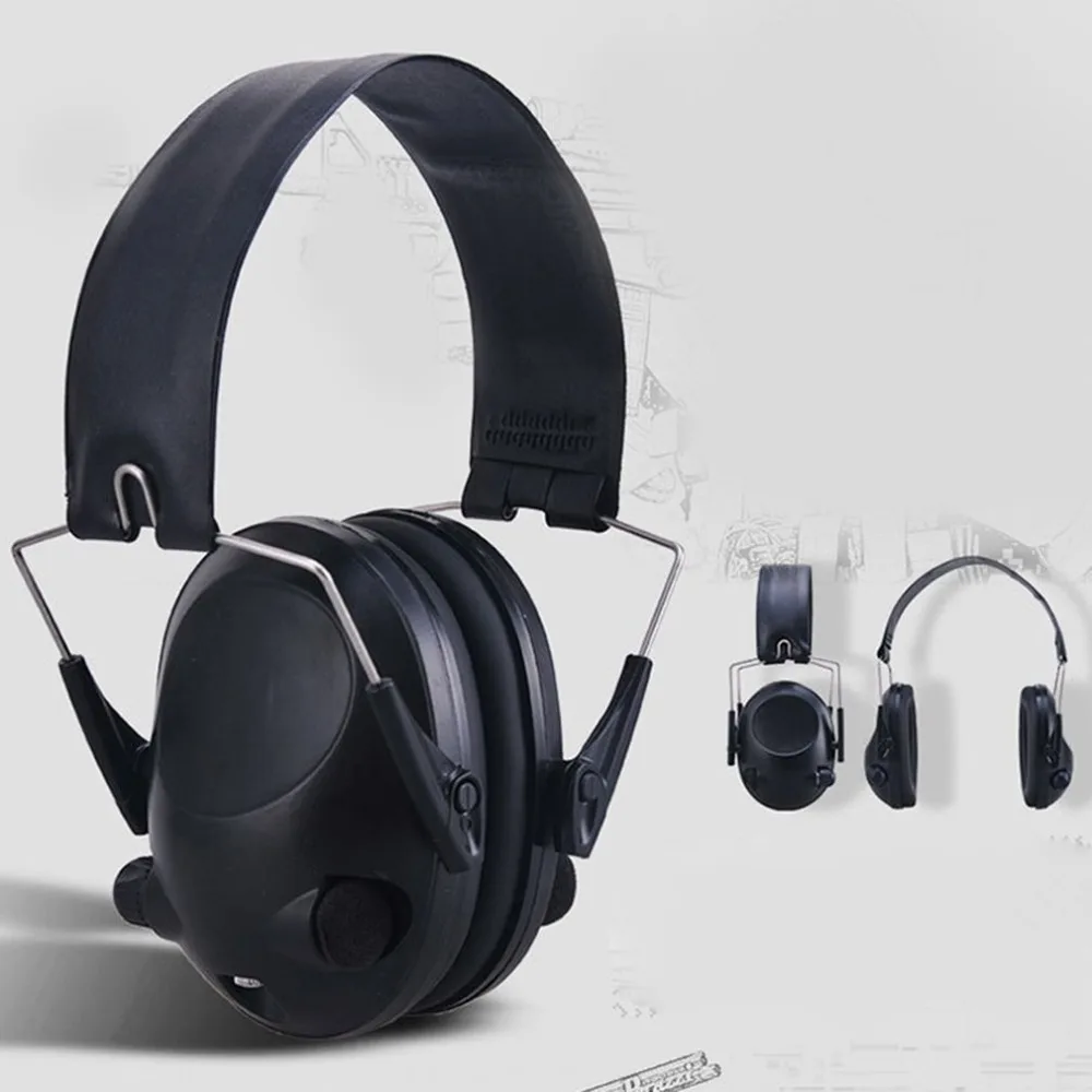 مكافحة الضوضاء التكتيكية سماعة TAC 6 S طوي اطلاق النار Earmuff لينة مبطن الإلكترونية واقية سماعات للرياضة الصيد