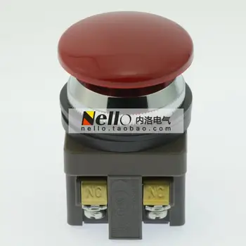 

[ SA ]Japan and spring IDEC 30mm push button switch mushroom head red 1NC self-resetting ABN301R--10PCS/LOT