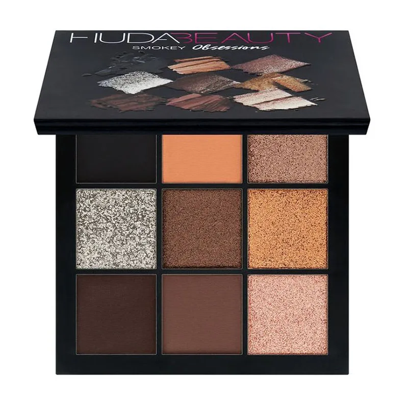 Hudas Beauty Palette 9 видов цветов Тени для век Палитра теней Пудра палитра макияжа