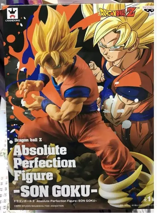 BANPRESTO Dragon Ball Z абсолютное совершенство фигура Гоку Вегета шорты SSJ Игрушка Модель Brinquedos DBZ Сон Гоку